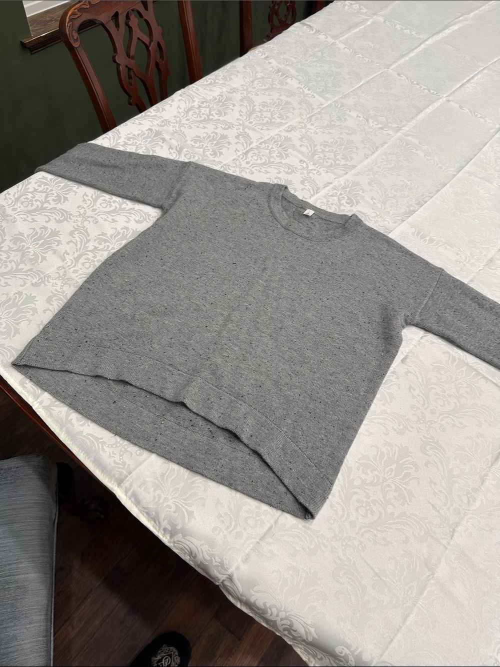 lululemon athletica Women's Gray Crewneck Sweater